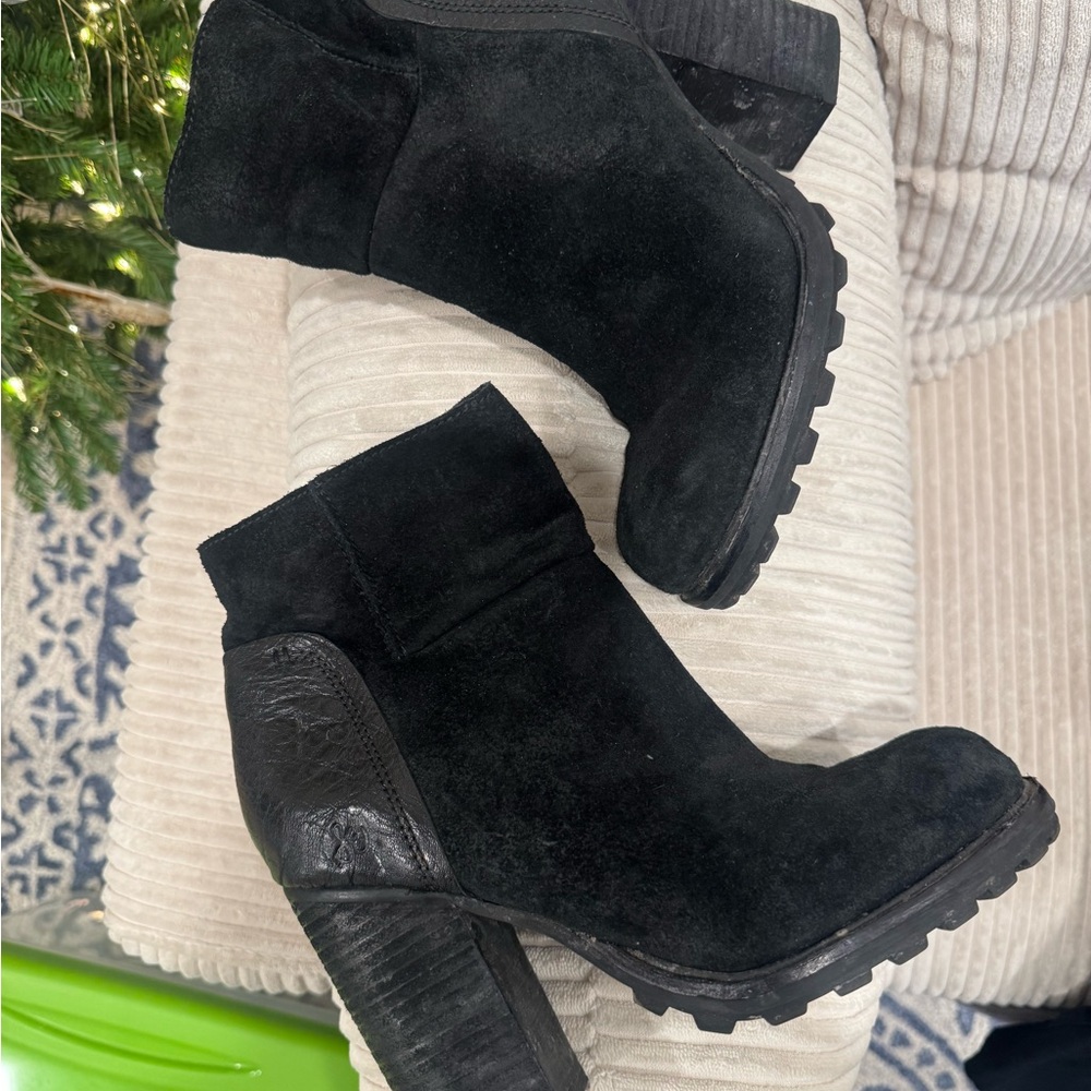 Sam Edelman Black Heeled Boots